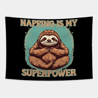 NAPPING IS MY SUPERPOWER Tapestry