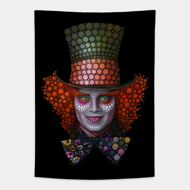 Mad hatter tapestry top