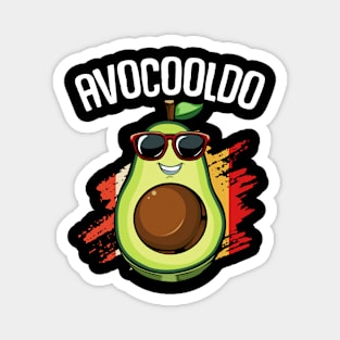 Avocado - Avocooldo - Pun Cool Vegan Fruit Magnet