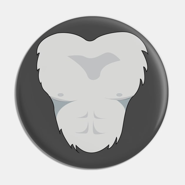 Gorila chest Pin by Xanxus