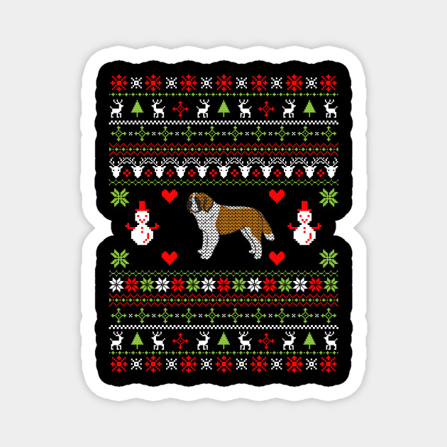 saint bernard christmas sweater
