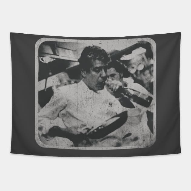 Anthony Bourdain vintage Tapestry by PrettyFunny Women