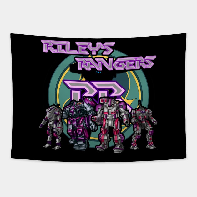 Riley's Rangers 2 Tapestry by Oswald's Oddities