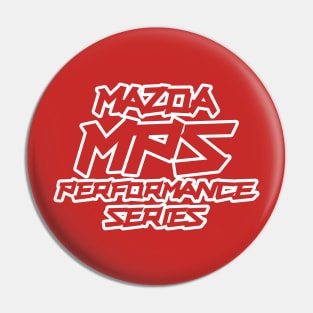 MPS, mazda performance series, Mazdaspeed (Transparent - White) Pin