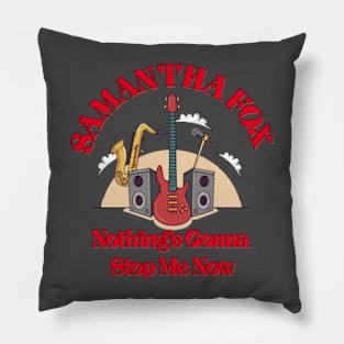 Samantha Fox T shirt Red Pillow