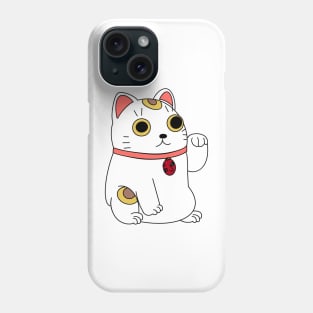 Lucky cat with beherit Phone Case