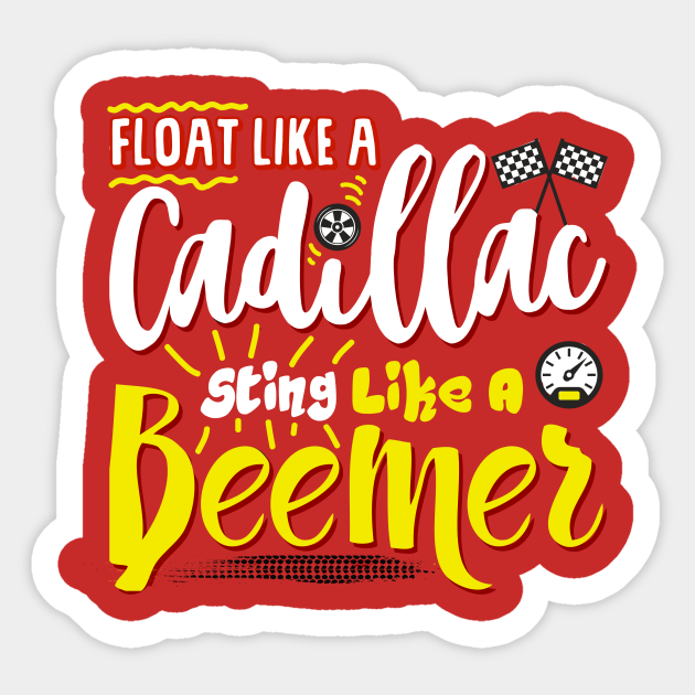 Sting Like A Beemer Cars Aufkleber Teepublic De