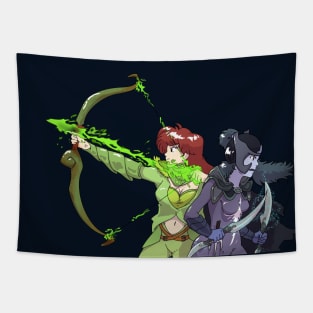 Windranger and Phantom Assassin - Dota 2 Tapestry