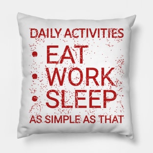 Daily Activities Pillow