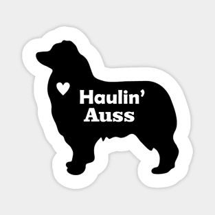 Haulin Auss - Australian Shepherd Magnet