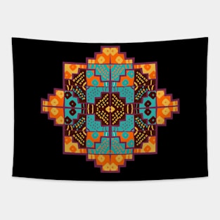 Chacana Turquesa Tostada Tapestry