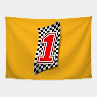 Racer Number 1 Tapestry