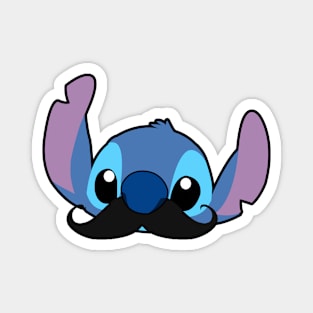 Stitch Mustache Magnet