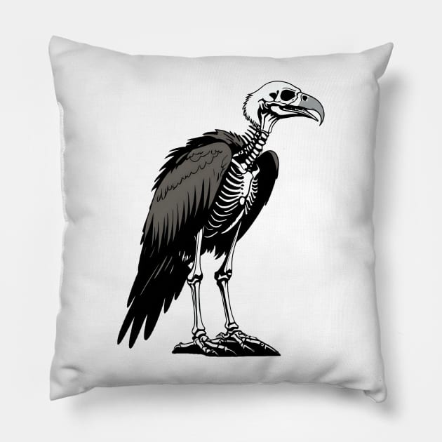 Vegan Vulture Pillow by L'Appel du Vide Designs by Danielle Canonico