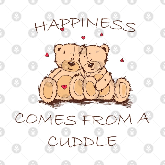 Happiness Comes From a Cuddle by MaNiaCreations