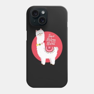 Funny Llama Drama Phone Case