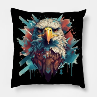 American Eagle Illustration Pillow