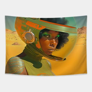 We Are Floating In Space - 105 - Sci-Fi Inspired Retro Artwork Tapestry