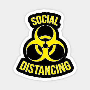 Biohazard Social Distancing Magnet