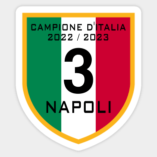 Sticker logo Naples foot