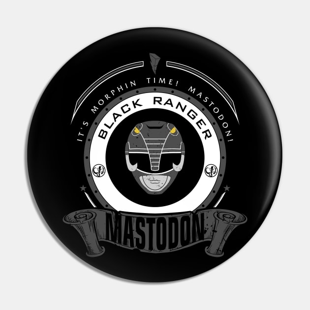 BLACK RANGER CREST Pin by Exion Crew