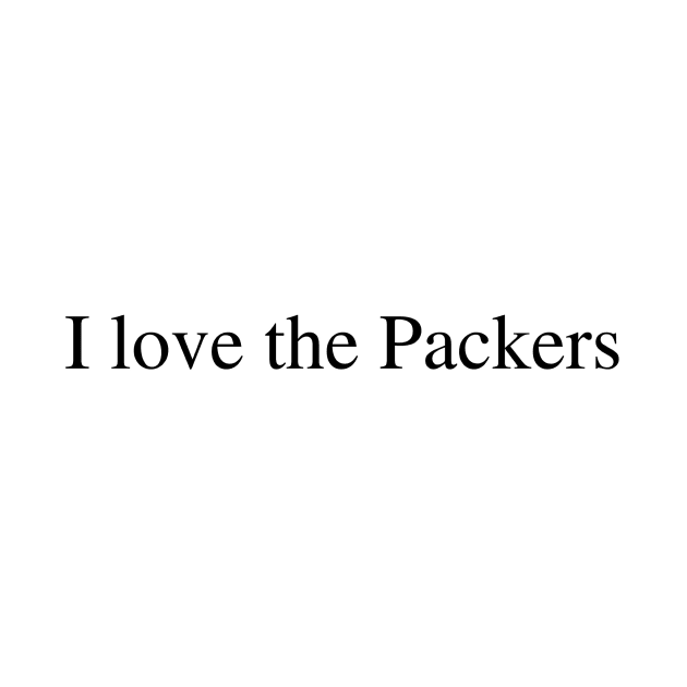 I love the Packers by delborg