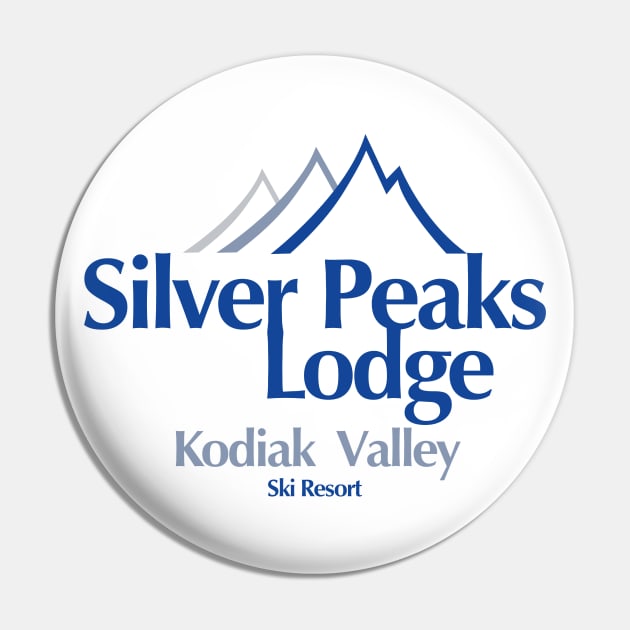 Silver Peaks Lodge - Kodiak Valley Ski Resort Pin by Meta Cortex
