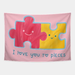 I Love You To Pieces Tapestry