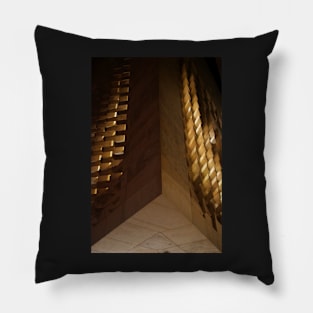 Parlament Building Corner. Valetta, Malta Pillow