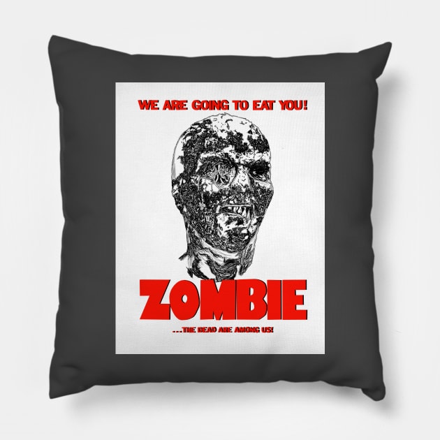 Zombie Pillow by attackofthegiantants