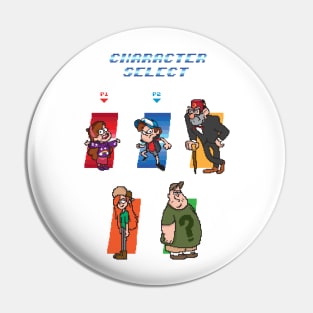 Gravity Falls Character Select Pin