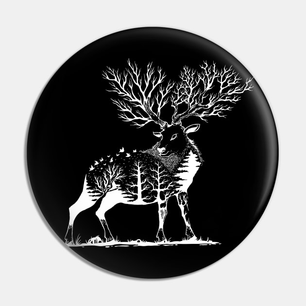 Deer Pin by Riyadkhandaker