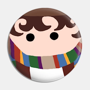 Minimalistic Fourth Doctor Pin