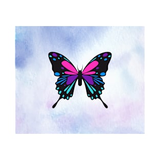 Pretty Purple Butterfly T-Shirt