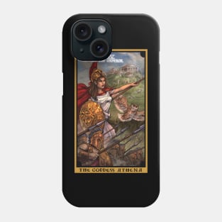 The Goddess Athena The Emperor Tarot Card Phone Case