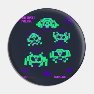 UFO Target Practice Pin