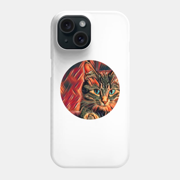 Adorable floppy cat Phone Case by GoranDesign