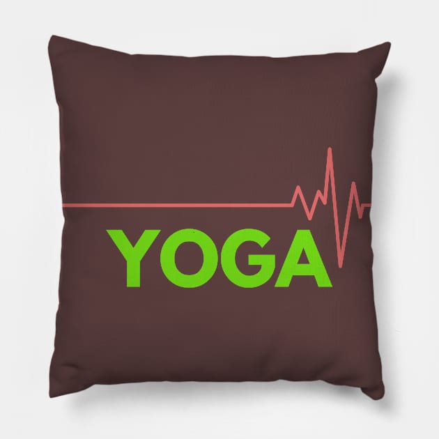 yoga Pillow by mezrab