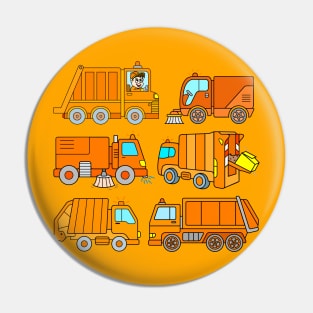 Trash Trucks Rubbish Collection for Kids Pin