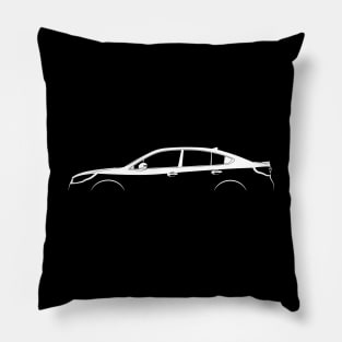 Subaru Legacy (BW) Silhouette Pillow