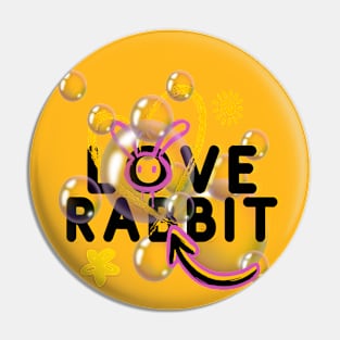 Love Rabbit Pin