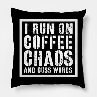 Coffee lover saying Pillow