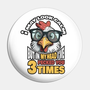 Wise chicken Pin