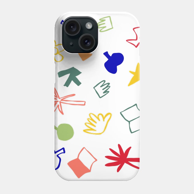 fun elements Phone Case by Think Beyond Color