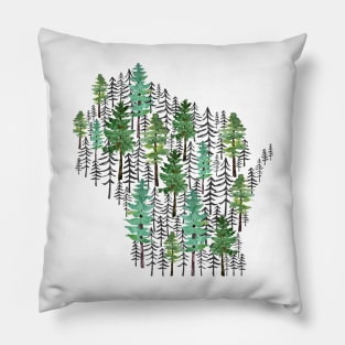 Wisconsin Forest Pillow