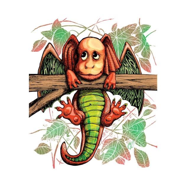 Barrie the Baby Dragon by Artist Layne