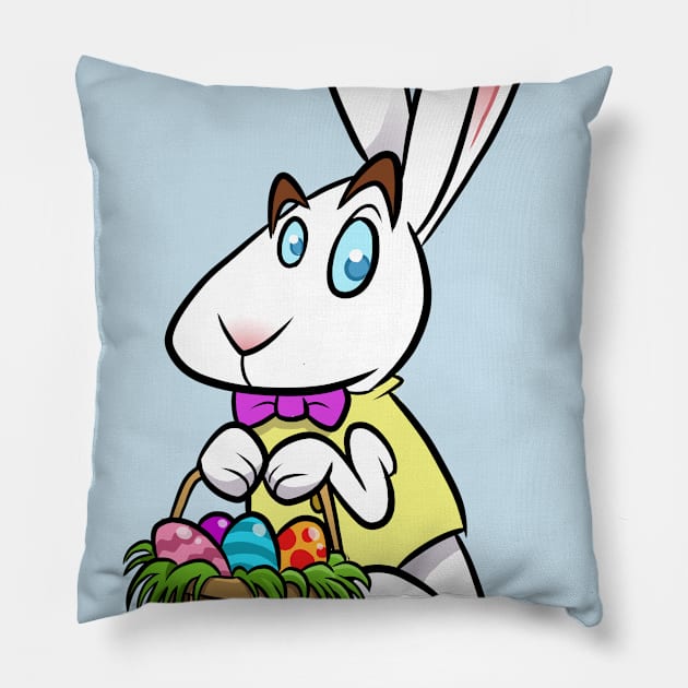 Easter Bunny Pillow by binarygod