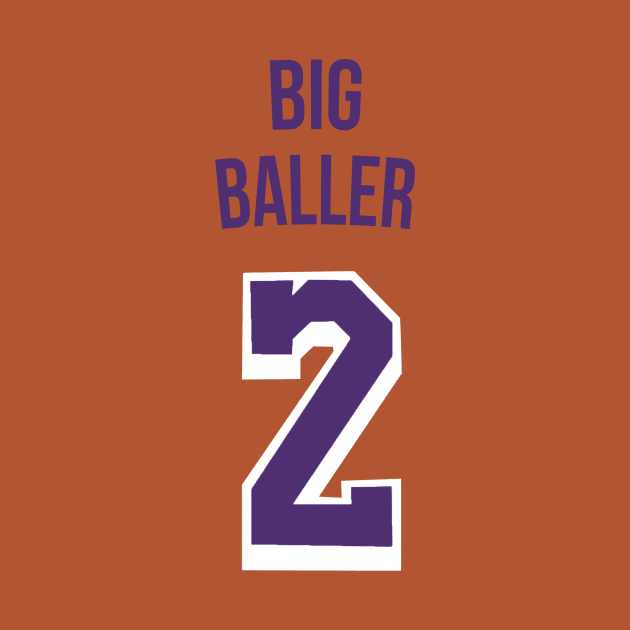 Lonzo Ball 'Big Baller' Nickname Jersey - Los Angeles Lakers by xavierjfong