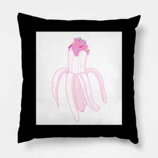 lovely drawings Go Bananas Pillow