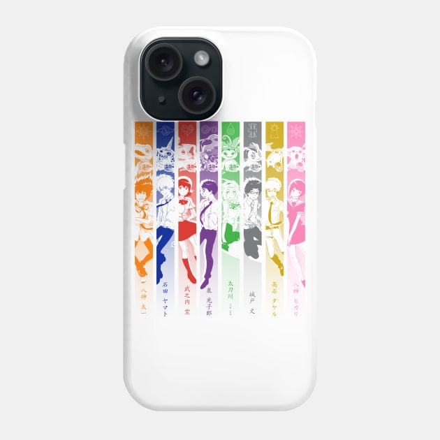 Eight Digidestined Phone Case by ManuLuce